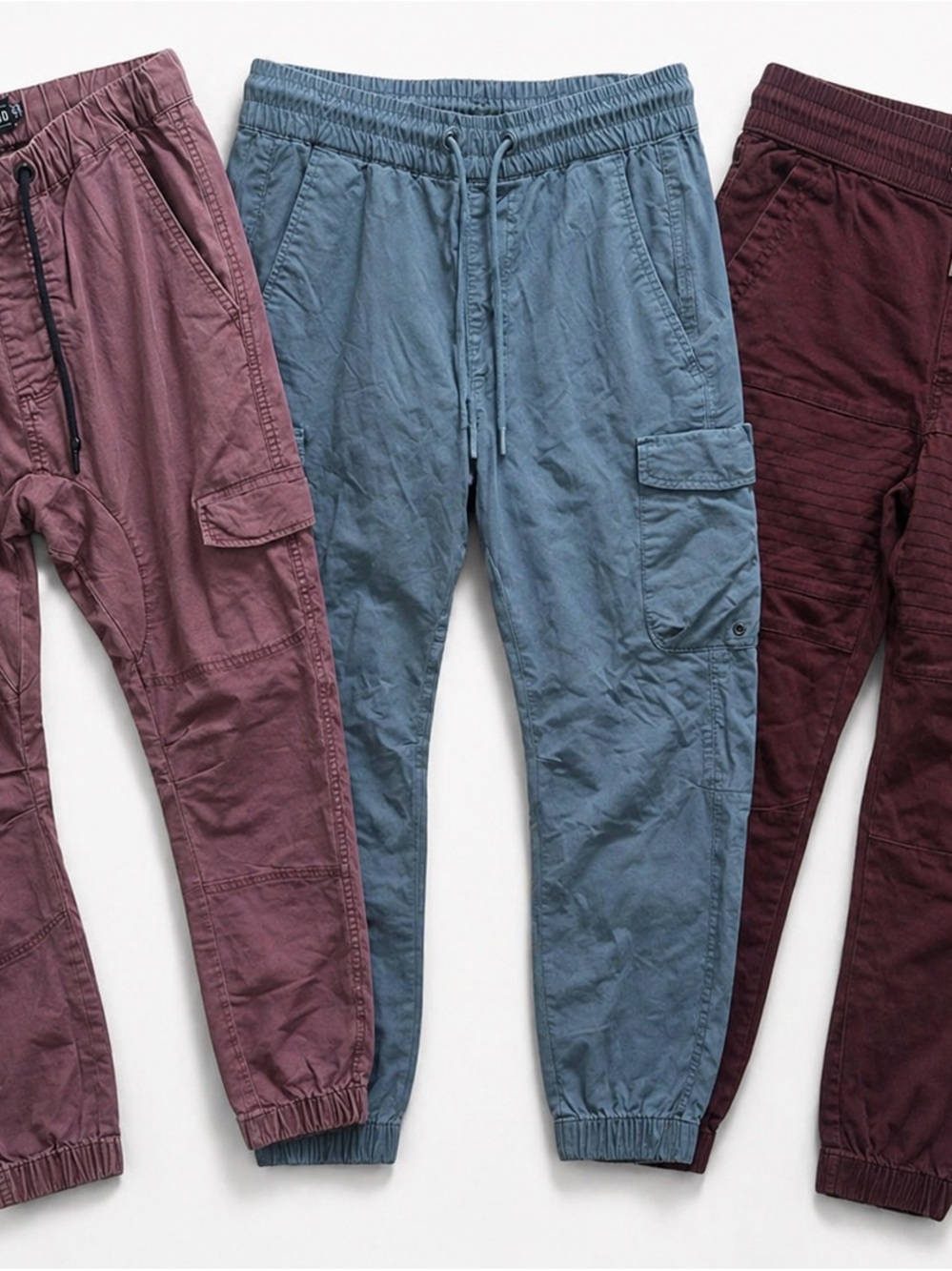 Men’s Cargo Jogger Bundle (3 Pairs) 🔥 Ring of Fire + Utility Pants